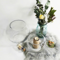 large round fishbowl vase round glass vase clear